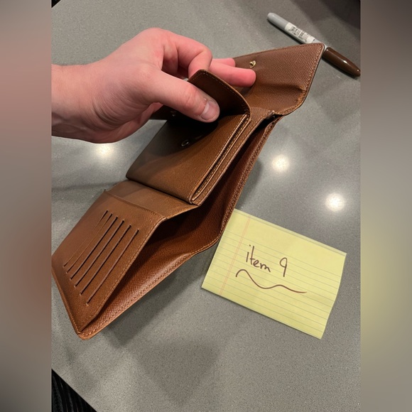 Louis Vuitton Monogram Porte Tresor Etui Papiers Trifold Wallet SP1004 - Picture 7 of 9